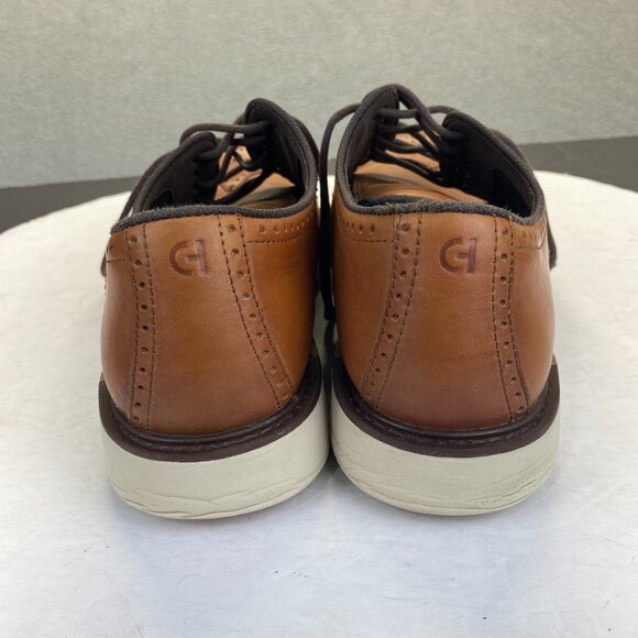 Cole Haan Men\'s Original Grand Wingtip Oxford Brown Leather Size 11M C34120 main image 4